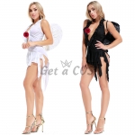 Women Sexy Halloween Costumes White Angel Style