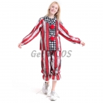 Clown Costumes Red And White Stripes
