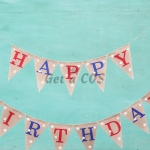 Birthdays Decoration Five-Pointed Star Pull The Flag