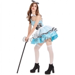 Alice in Wonderland Costume Blue Fantasy Fairyland