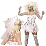 Nurse Halloween Costumes Bloody Zombie Outfit