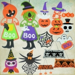 Halloween Supplies Ghost Hanging Card
