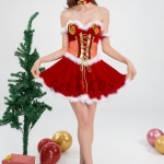 Sexy Halloween Costumes Tube Top Christmas Skirt