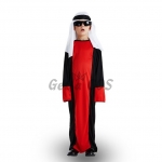 Arabian Costume for Kids Black Red Style Cosplay