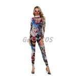 Scary Halloween Costumes Mutated Clown Soul Jumpsuit