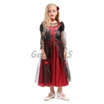 Girls Halloween Costumes Vampire Princess Dress