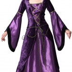 Witch Halloween Costumes Reaper Purple Clothes