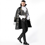 Halloween Men Pirate Costumes Cape With Cape Suit