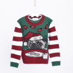 Christmas Sweater Dog Pattern Kids
