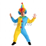 Clown Halloween Costume Yellow Blue Shape