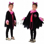 Cat Girl Costume Black Cloak