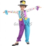 Cute Clown Costume Colorful Suit
