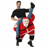 Funny Halloween Costumes Santa Claus Back Pants