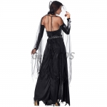 Scary Halloween Costumes Black Yarn Impermanence Sling Dress