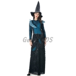 Halloween Costumes Long Classic Witch Dress