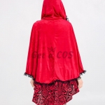 Halloween Costumes Gothic Little Red Riding Hood Dress