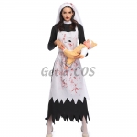 Nun Costumes Scary Vampire Adult Costume