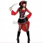 Women Halloween Costumes Irregular Pirate Skirt