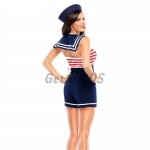 Halloween Costumes Sailor Jumpsuit Stewardess Uniform