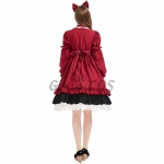 Burgundy Lolita Witch Adult Costume