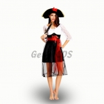 Sexy Halloween Costumes Female Net Skirt Pirate