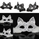 Halloween Mask Lace Fox Shape