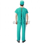 Men Halloween Costumes Cotton Nurse Doctor Uniform