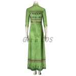 Frozen 2 Costumes Anna Green Dress Cosplay - Customized