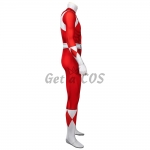 Power Rangers Costume Red White Ranger - Customized