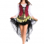 Women Halloween Costumes Pirate Skirt