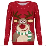 Christmas Sweater Big Deer Pattern