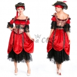 Women Halloween Costumes Luxury Pirate Knight Outfit