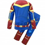Captain Marvel Costume Long Sleeve Suit