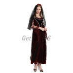 Halloween Costumes Vampire Bride Devil Dress