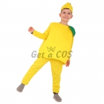 Food Costumes for Kid Yellow Lemon Cosplay
