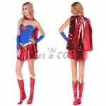 Women Halloween Costumes Superman Warrior Suit