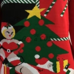Christmas Sweater Santa Claus Print