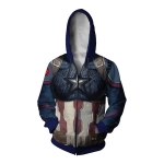 Captain America Costumes 3D Printing Coat