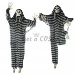 Halloween Decorations Prisoner Skeleton