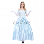 Women Halloween Costumes Cinderella Princess Sisi Dress
