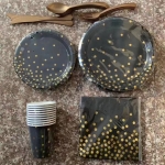 Bronzing Rose Gold Tableware Kit