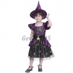 Witch Halloween Costumes Star Girl Princess Dress