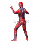 Power Rangers Halloween Costume Red Jumpsuit