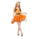 Pumpkin Costume Pretty Suspender Skirt