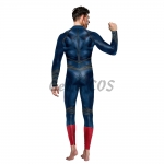 Men Halloween Costumes Superman Print Suit