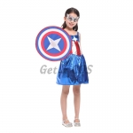 Captain America Costume Kids Dress