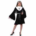 Halloween Costumes Priest Nun Game Uniform