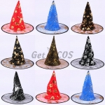 Halloween Decorations Mixed Color Pointed Hat