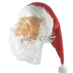 Christmas Decorations Santa Claus Vinyl Mask