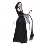 Witch Costumes Evil Long Dress